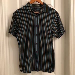 INC Short Sleeve Button Down